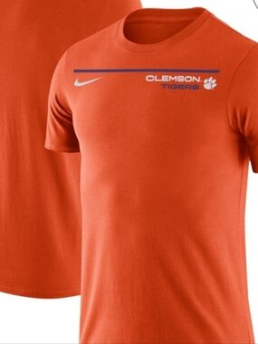 Nike Orange Clemson Tigers Icon Word T-Shirt XXL